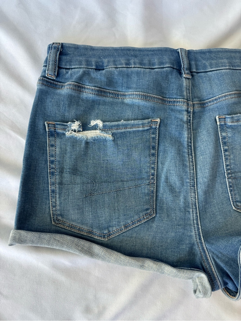 American Eagle Outfitters Next Level Stretch Curvy High-Rise Shortie Size 12 - Picture 5 of 11